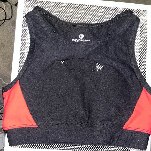 Women’s 90 Degree By Reflex XS Black & Pink Sports Bra - *WORN ONCE* - Picture 3 of 4